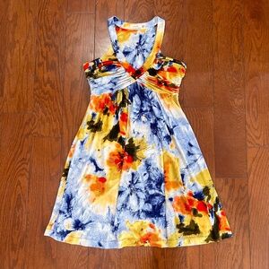 Calvin Klein Dress Stretch floral print summer spring beach wear